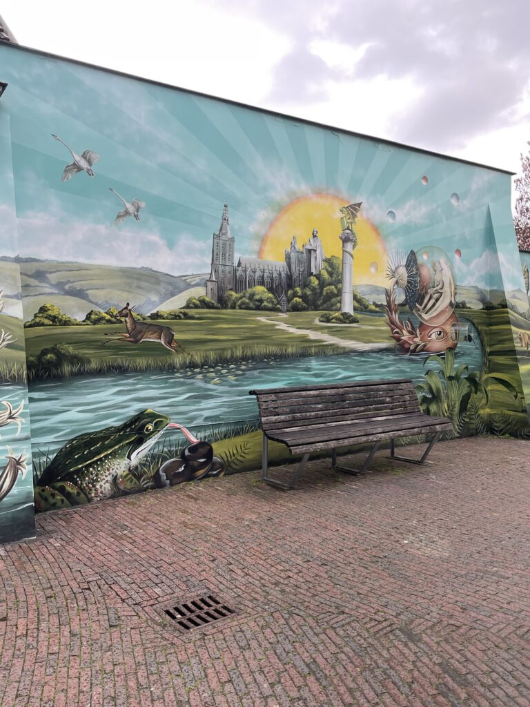 De middag werd afgesloten met een kopje thee en een korte wandeling langs een paar mooie plekjes in het centrum van Den Bosch